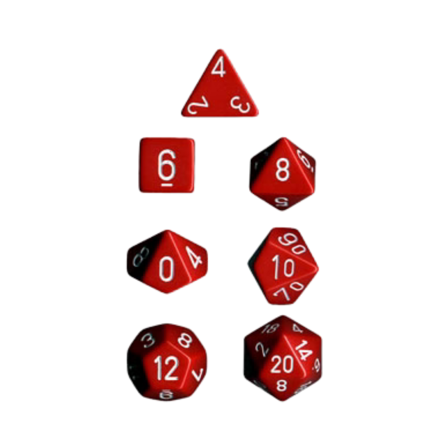 Chessex: Opaque 7-Die Set