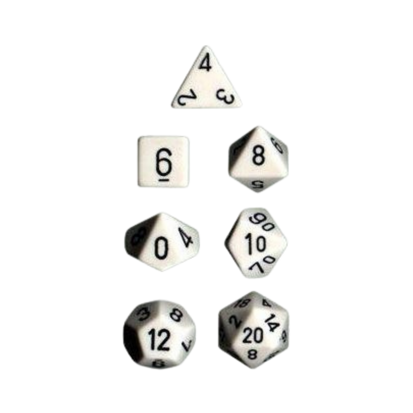 Chessex: Opaque 7-Die Set