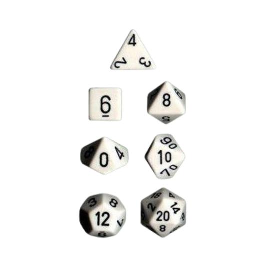 Chessex: Opaque 7-Die Set