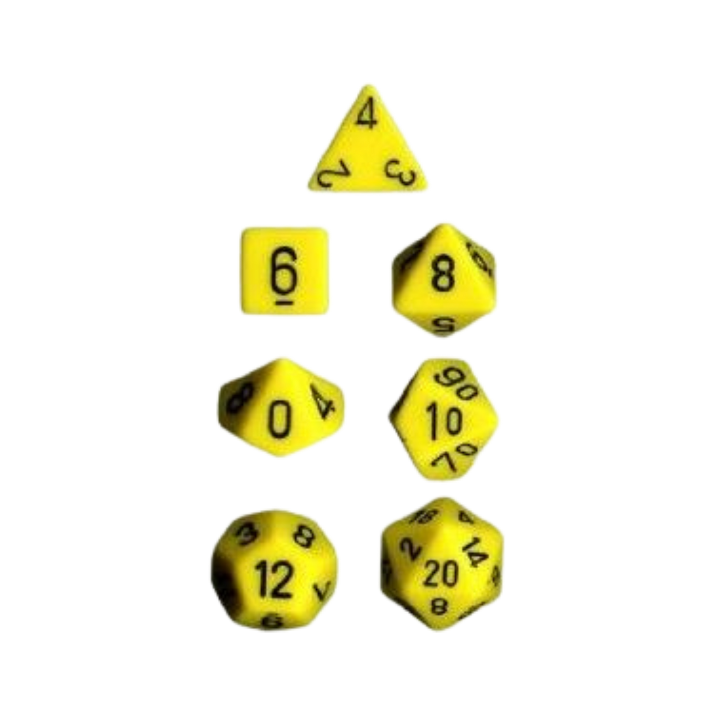 Chessex: Opaque 7-Die Set