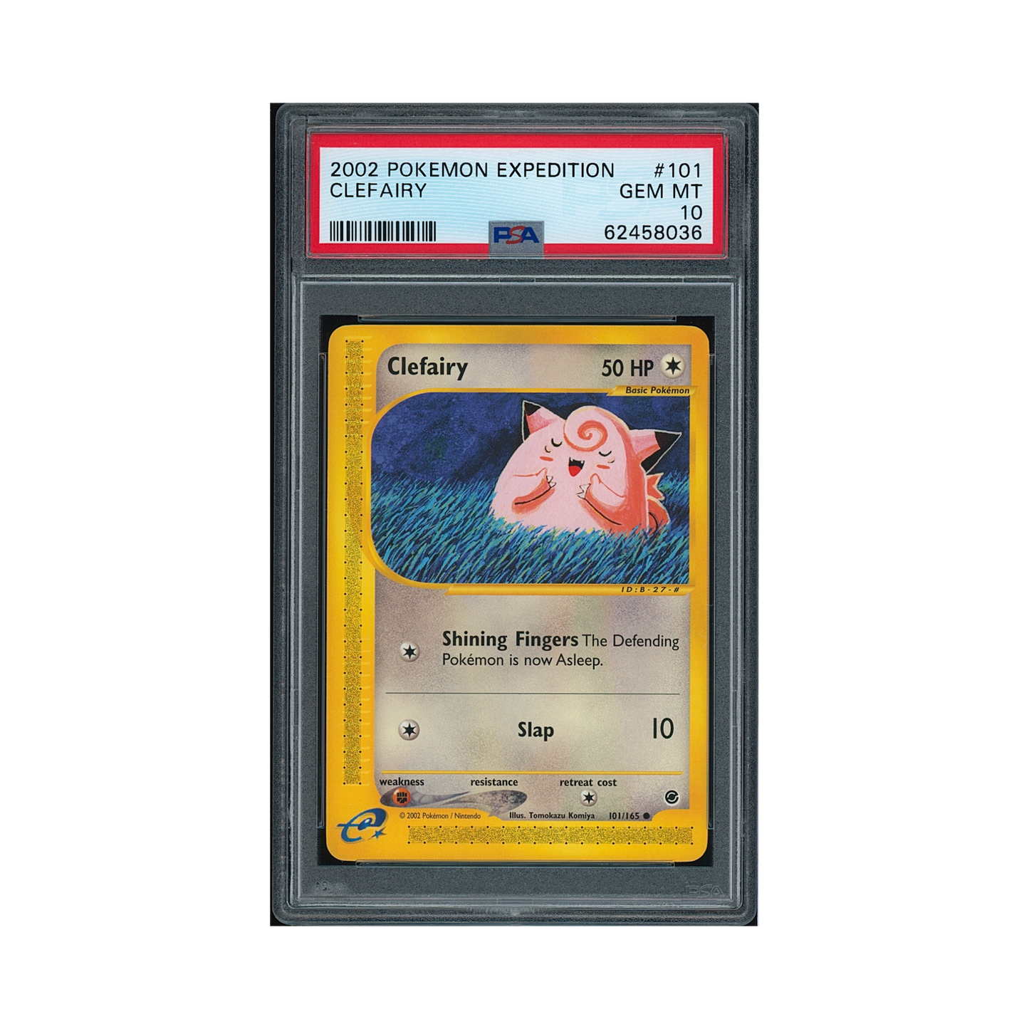 2002 Pokemon Expedition Clefairy #101 PSA 10