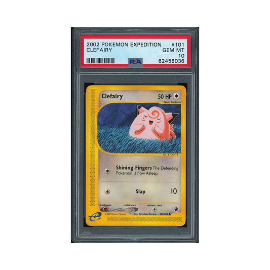 2002 Pokemon Expedition Clefairy #101 PSA 10