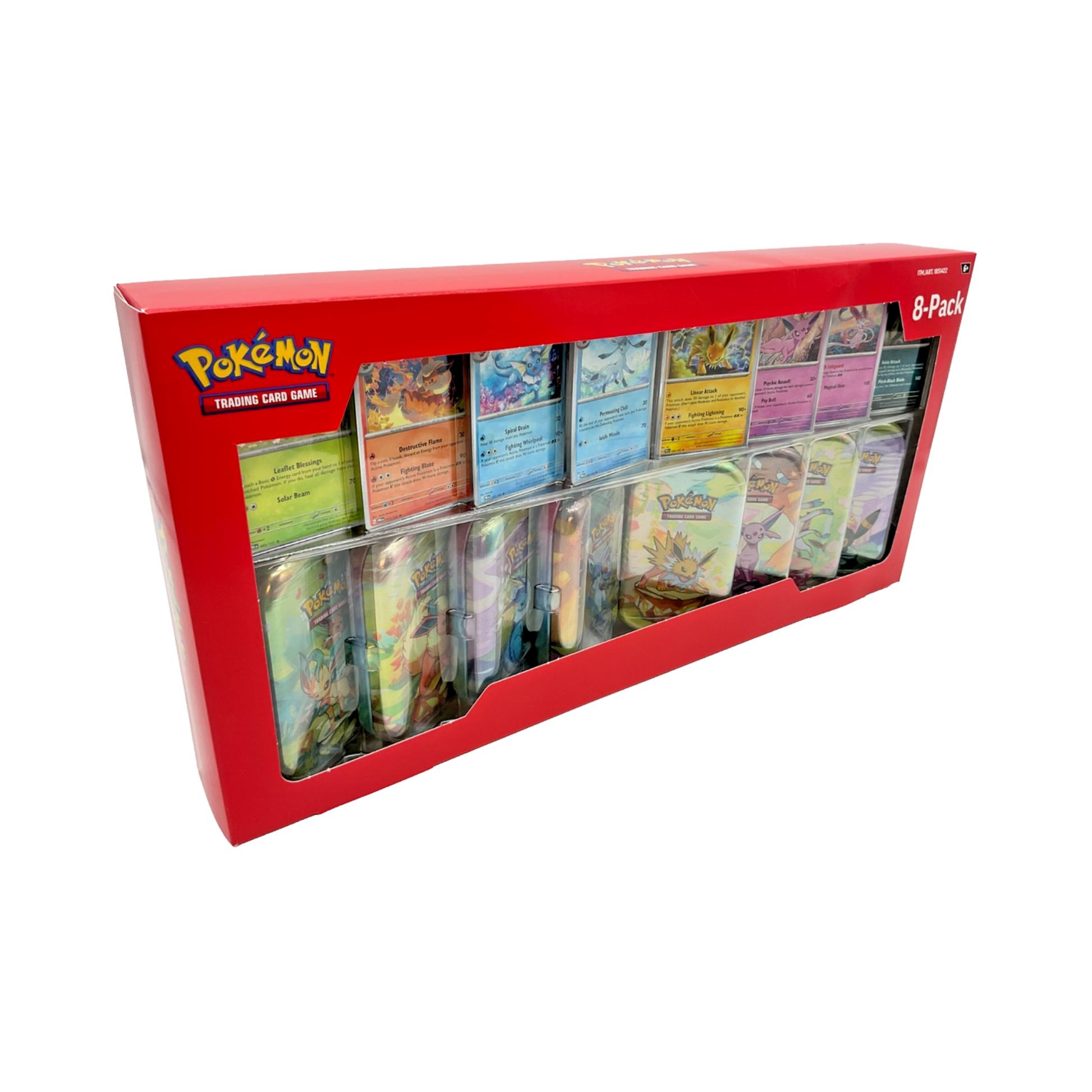 ★☆希少☆★プリズム5枚セットリザードン カイリュー　イーブイ　サンダース Costco Prismatic Evolutions 8-Pack Mini Tins – Common Lands
