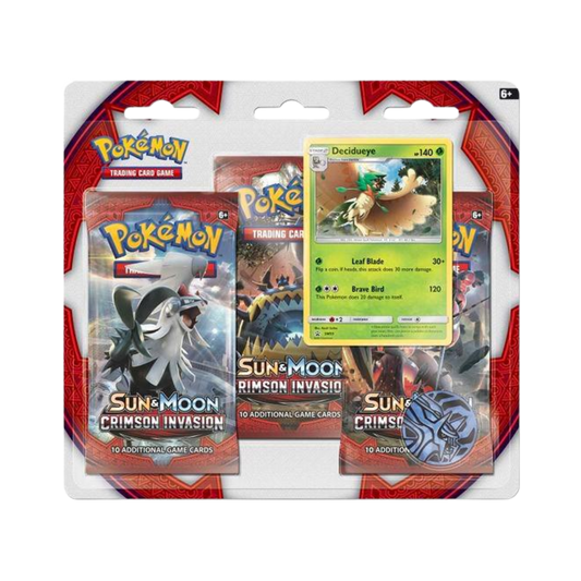 Crimson Invasion 3 Pack Blister [Decidueye]