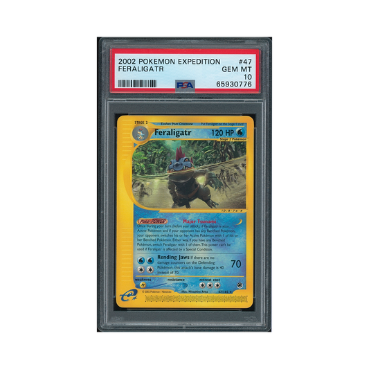 2002 Pokemon Expedition Feraligatr #47 PSA 10