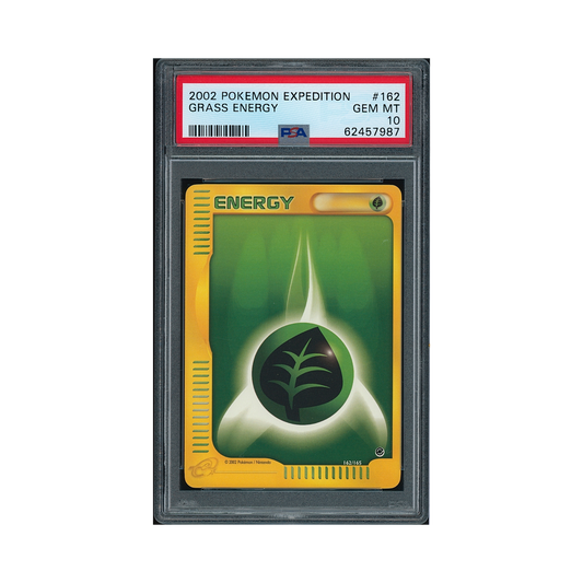 2002 Pokemon Expedition Grass Energy #162 PSA 10