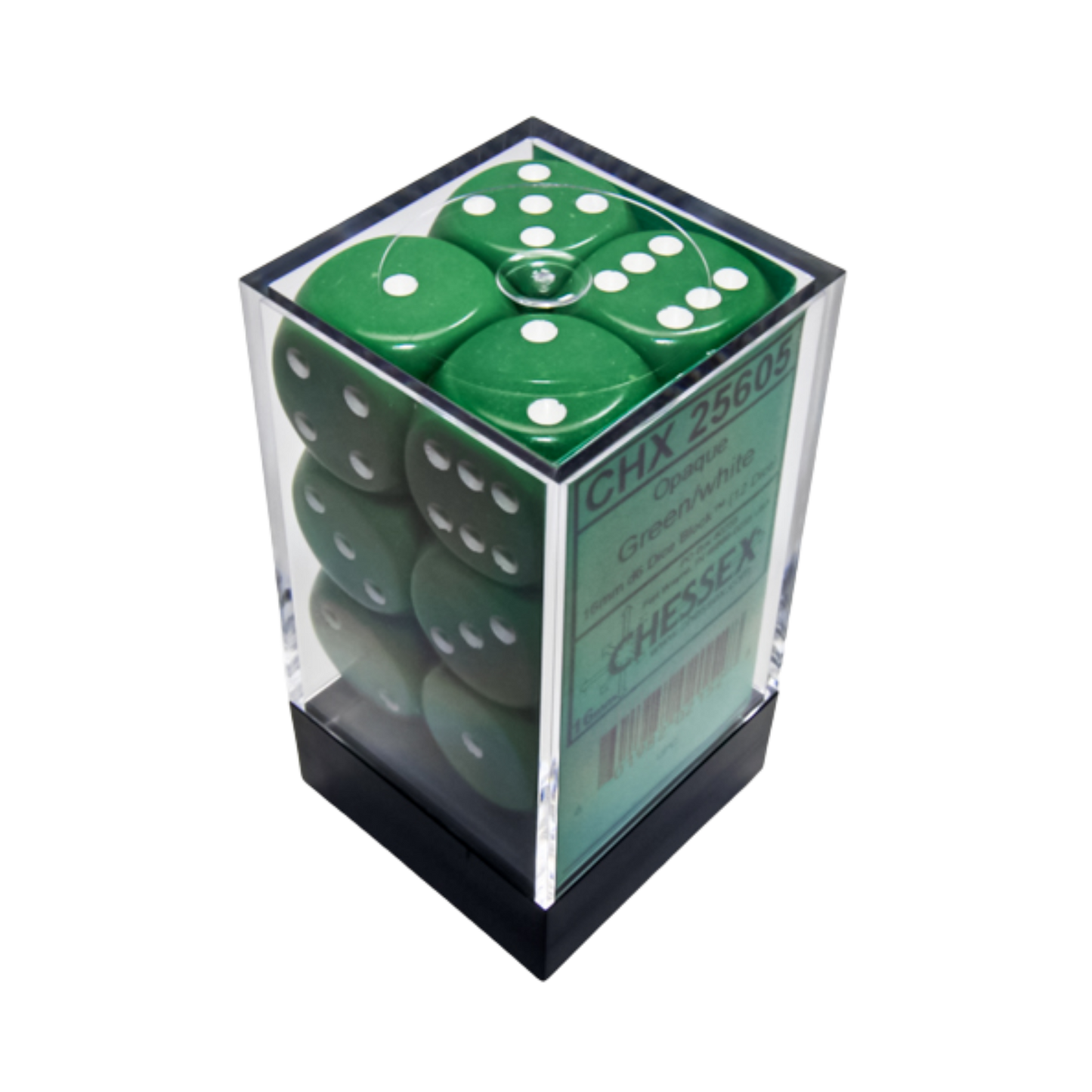 Chessex Opaque Dice Block (12 Dice)