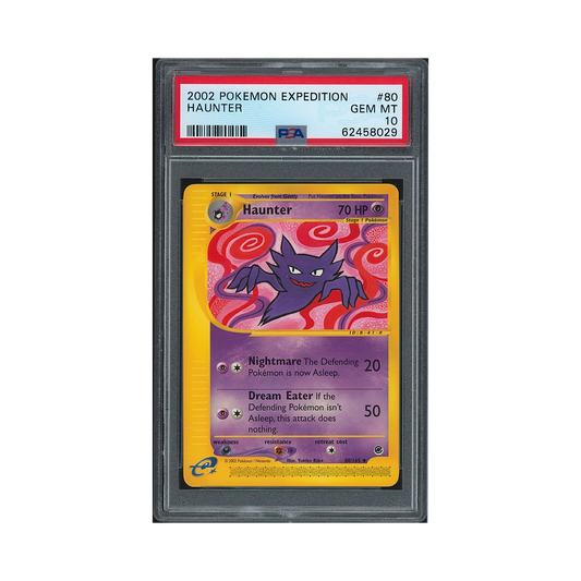 2002 Pokemon Expedition Haunter #80 PSA 10