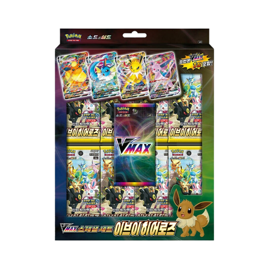 Japanese Eevee Heroes VMAX Special Set Box