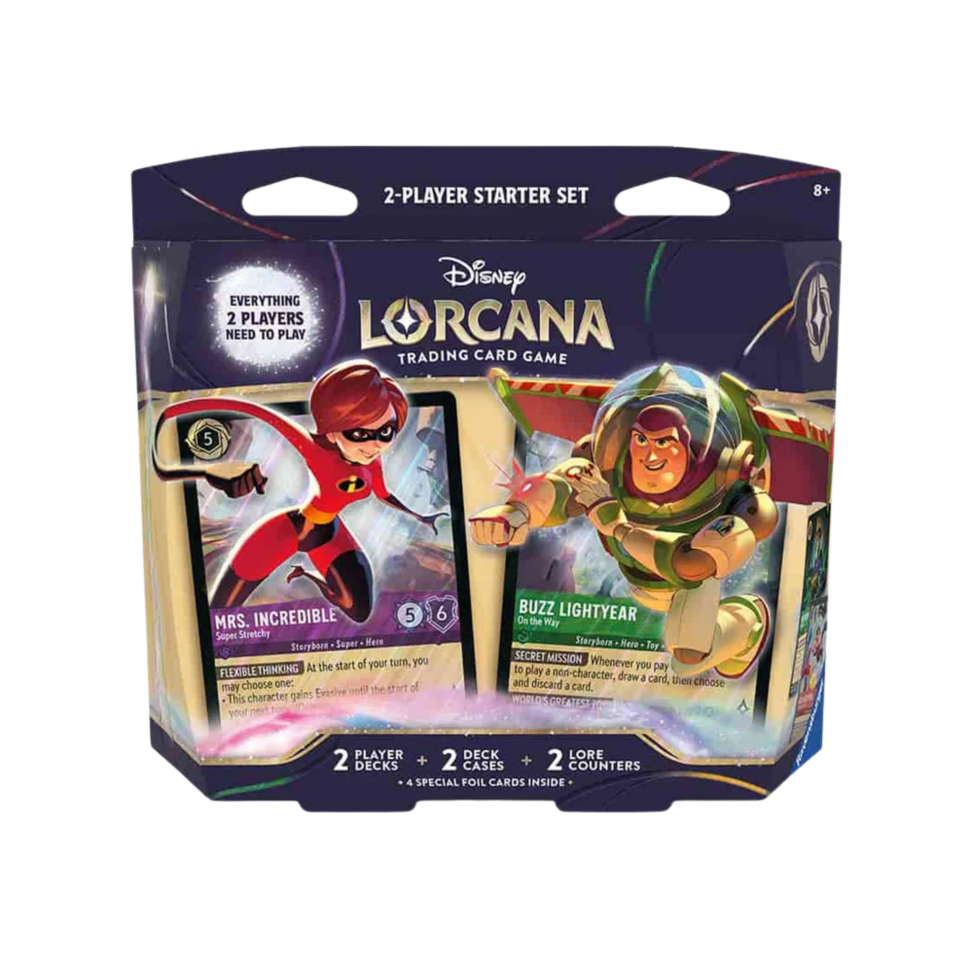 Disney Lorcana Wilds Unknown 2-Player Starter Deck Elastigirl Buzz