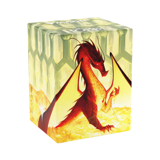 Magic: The Gathering The Hobbit Bastion 80+ XL Deck Box - Smaug The Golden