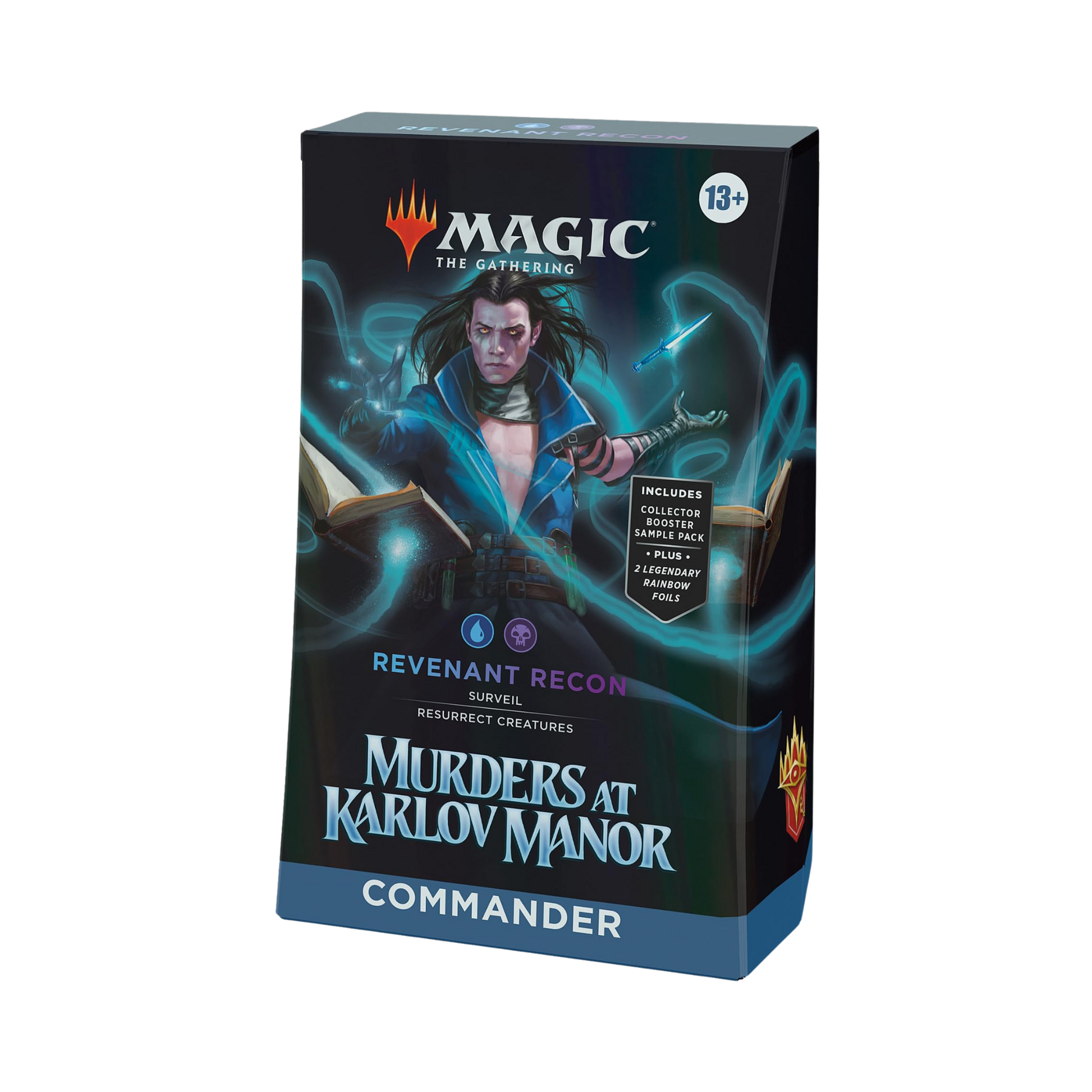 Sealed Magic: The Gathering Revenant Recon Commander Deck with 100 cards built around graveyard and undead creature synergy
