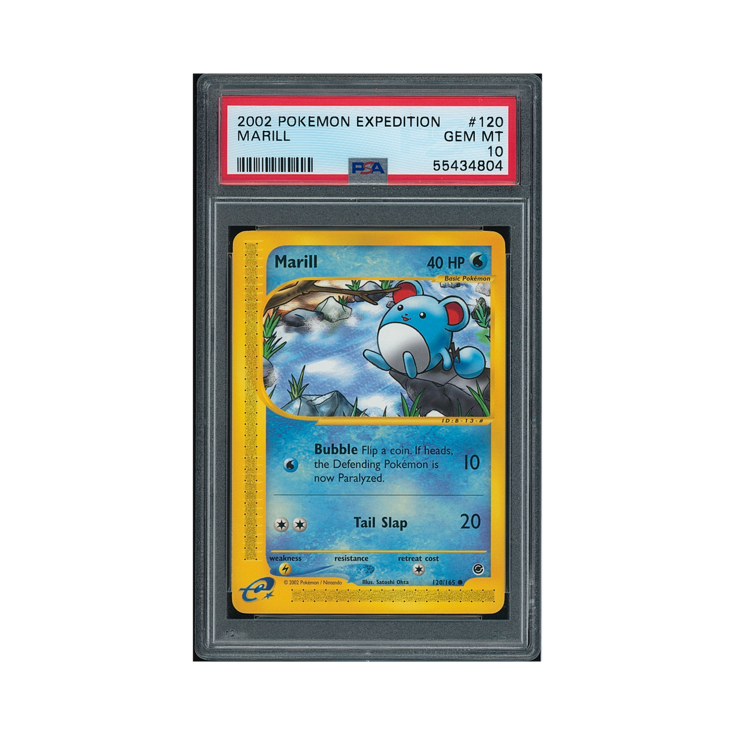 2002 Pokemon Expedition Marill #120 PSA 10