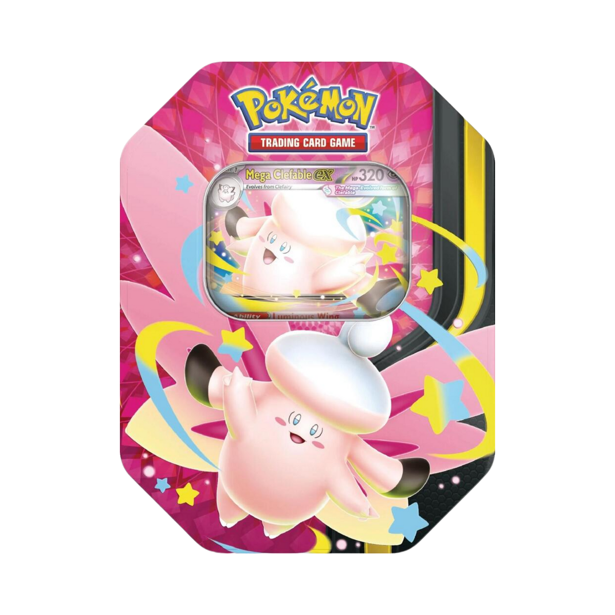 Mega Moonlit Tin (Mega Clefable ex) – Common Lands