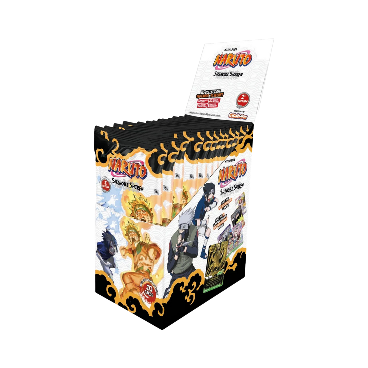 Naruto Mythos Shinobi Shiren Booster Display