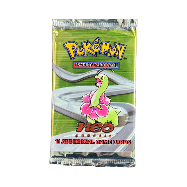 pokemon neo genesis booster box 1st Edition new Pokemon from the Pokemon Gold and Pokemon Silver GameBoy games Neo Genesis Unlimited Booster Pack