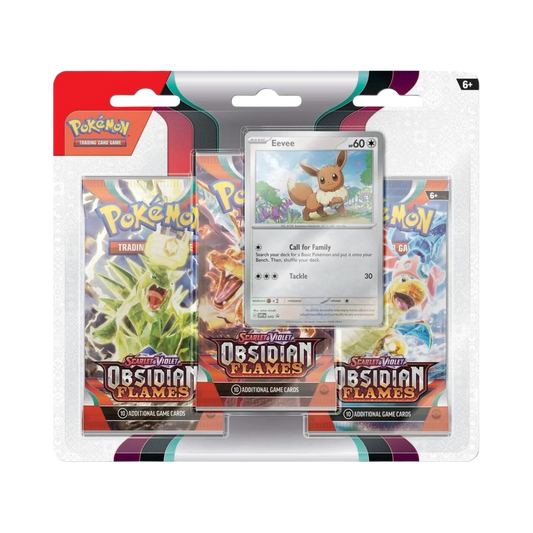 Obsidian Flames 3 Pack Blister [Eevee]