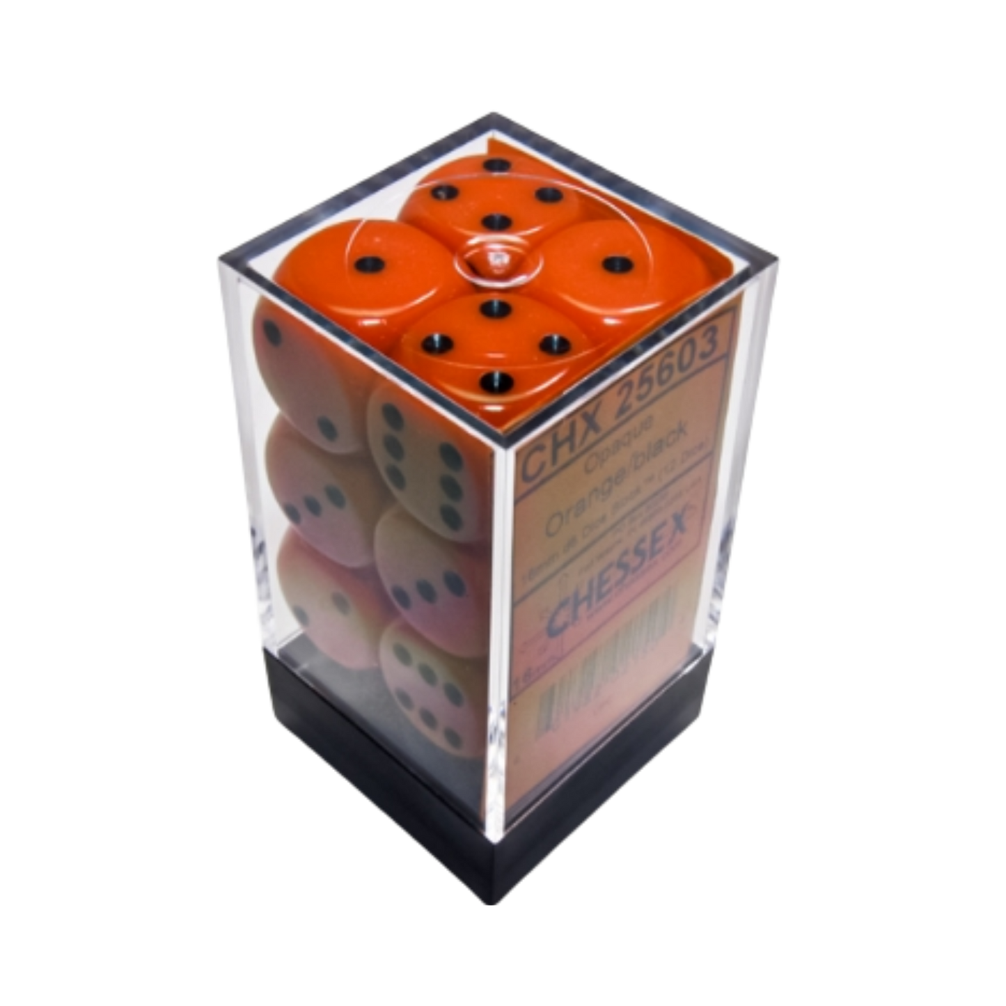 Chessex Opaque Dice Block (12 Dice)