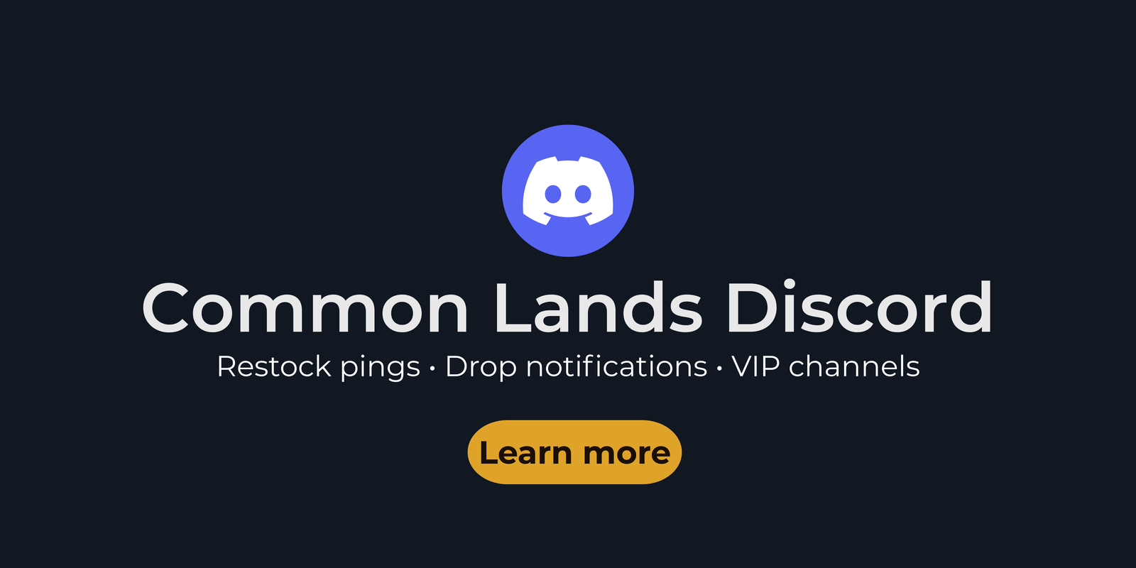 Join the Common Lands Discord