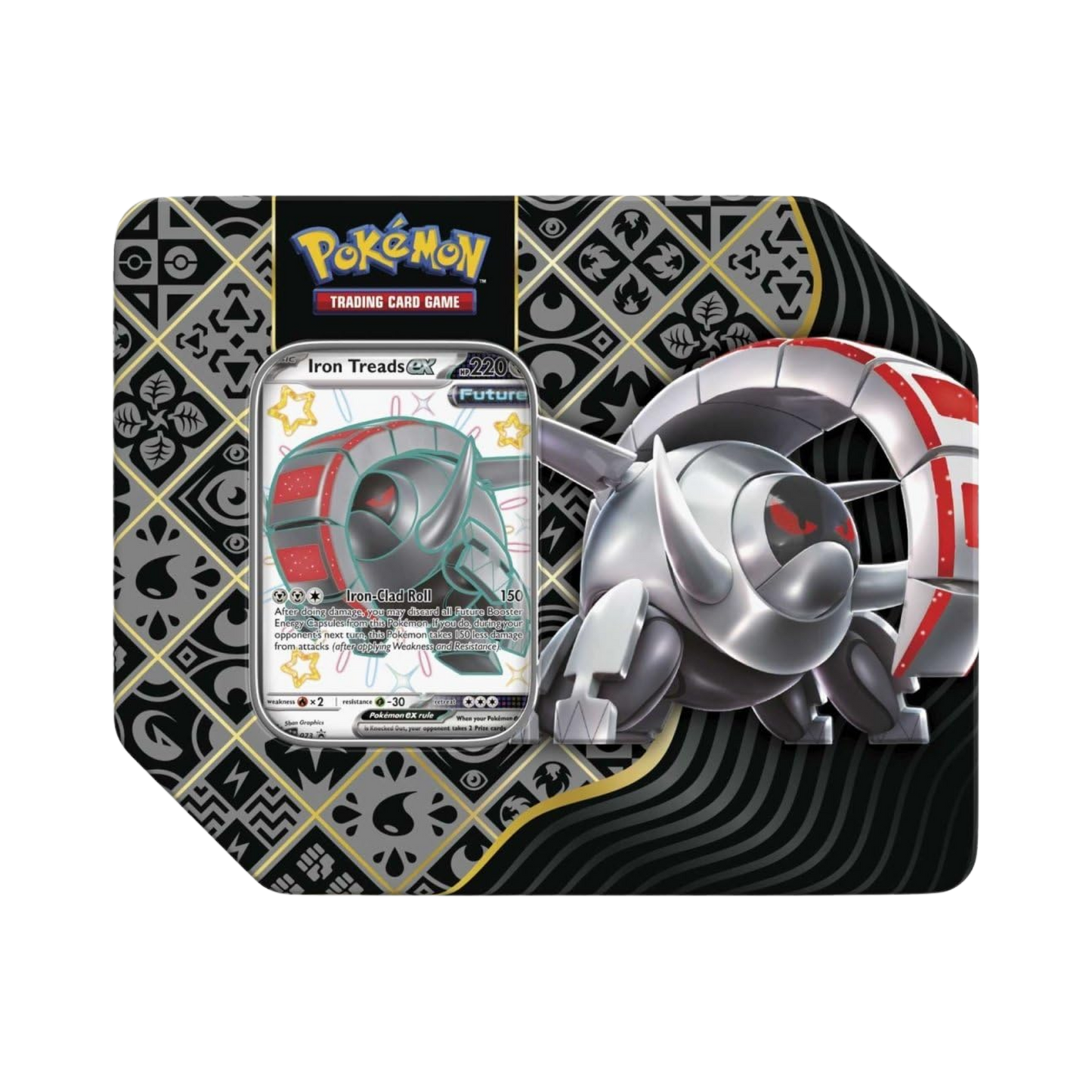 Paldean Fates Tin [Iron Treads ex]