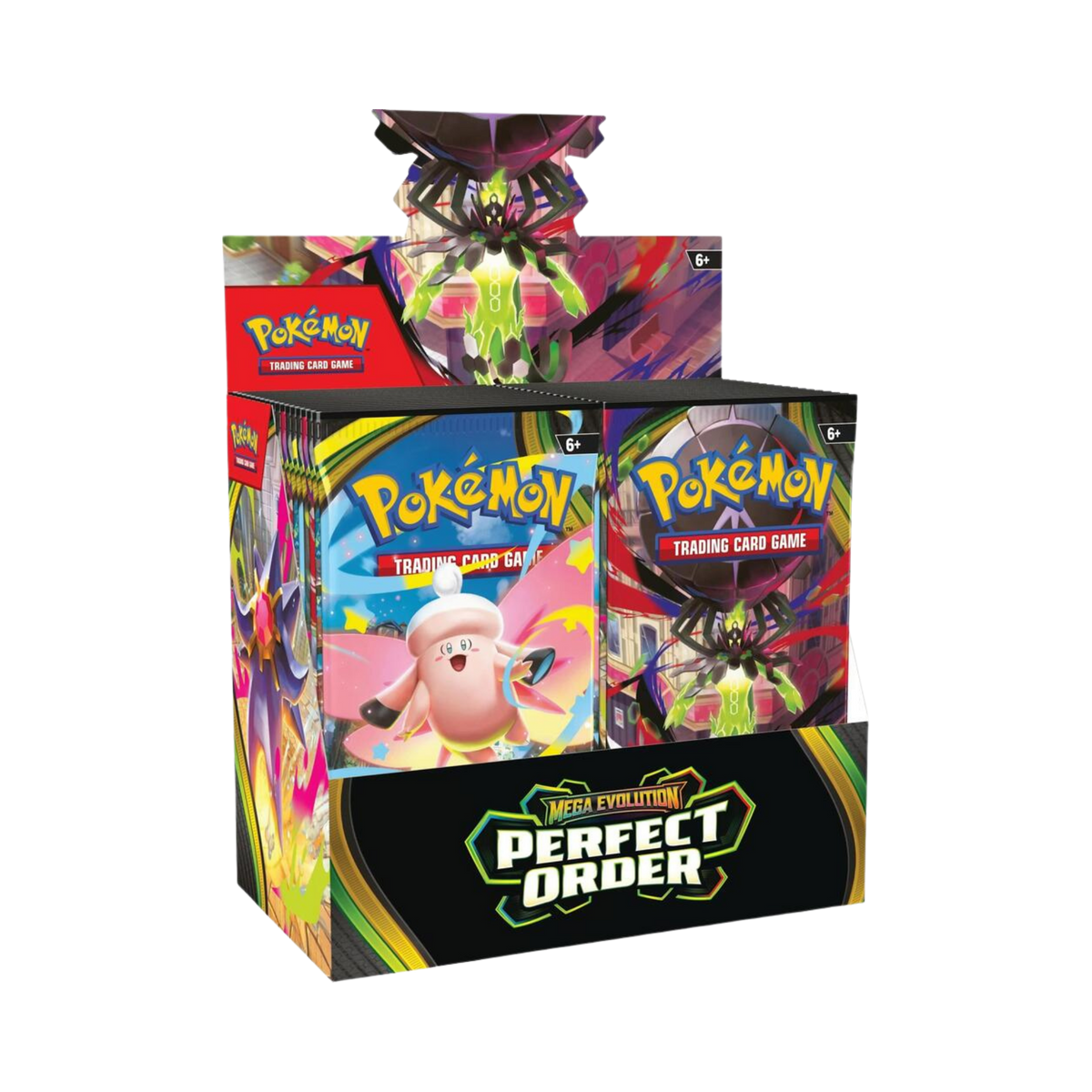 what is the best booster box to buy pokemon Perfect Order – Common Lands Condition:(6) Year 2025 including Pokémon like Mega 100 Card Saver 1