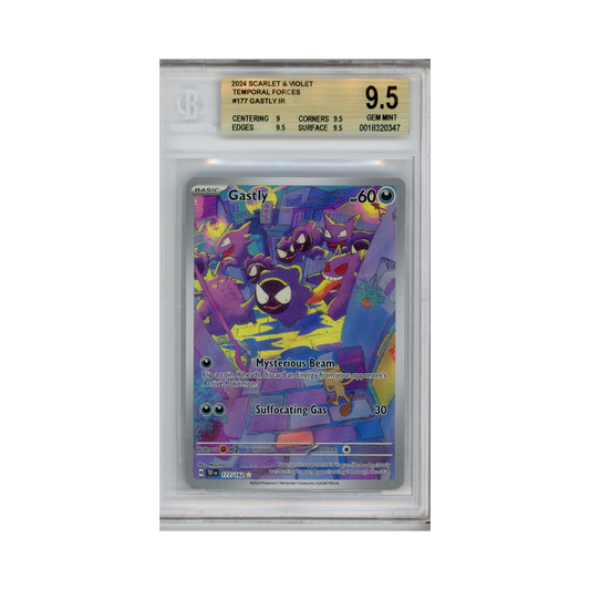 Pokemon Temporal Forces Gastly #177 BGS 9.5