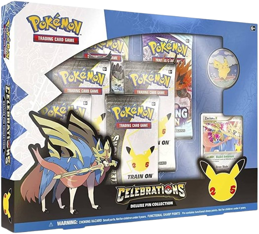 Celebrations Deluxe Pin Collection [Zacian LV. X] - Buy Online