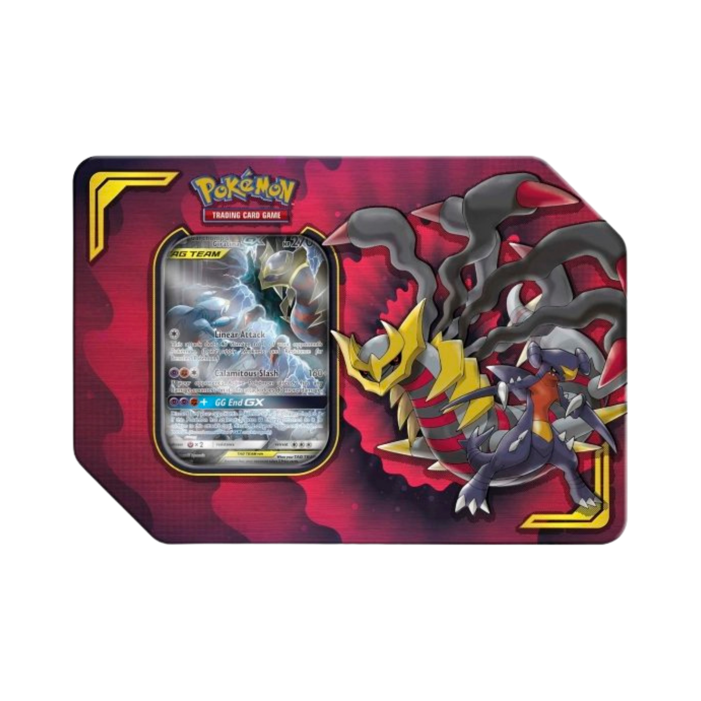 Power Partnership Tin [Garchomp & Giratina GX] [DAMAGED]