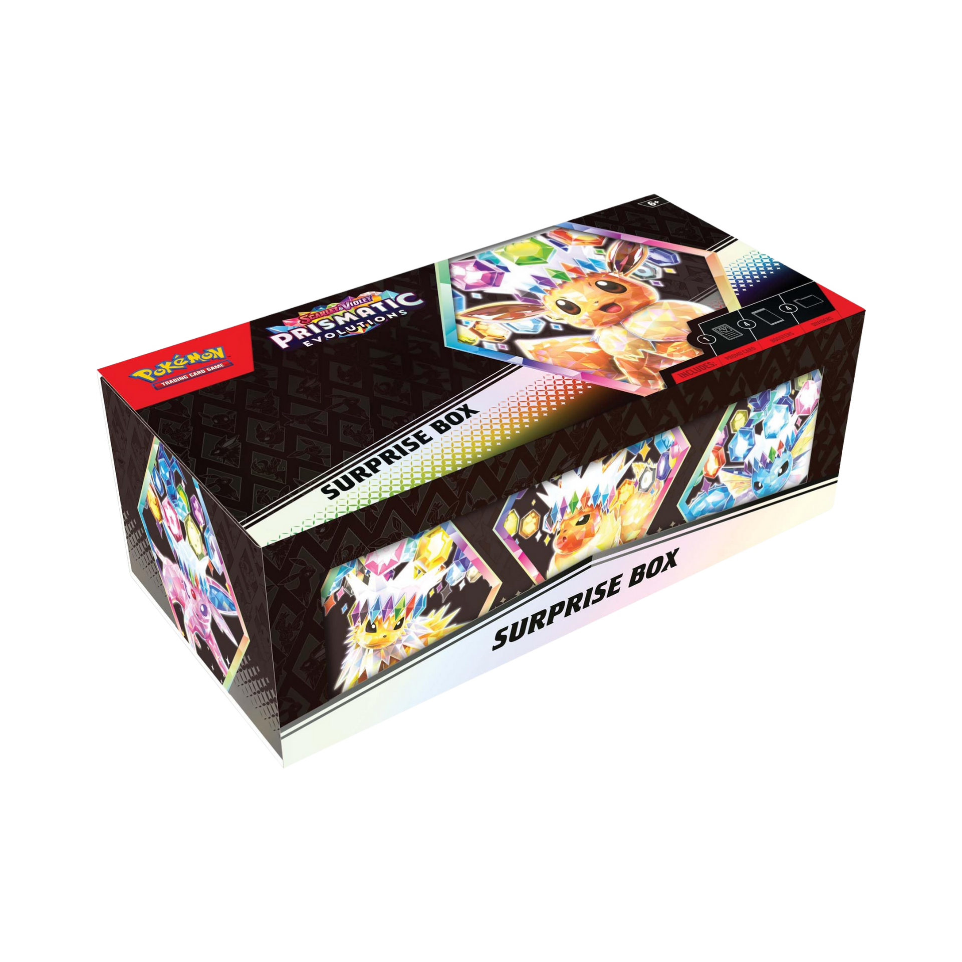 新品 Prismatic Evolutions Surprise Box Prismatic Evolutions Surprise Box – Common Lands