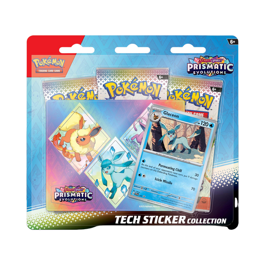 Prismatic Evolutions Tech Sticker Collection [Glaceon]