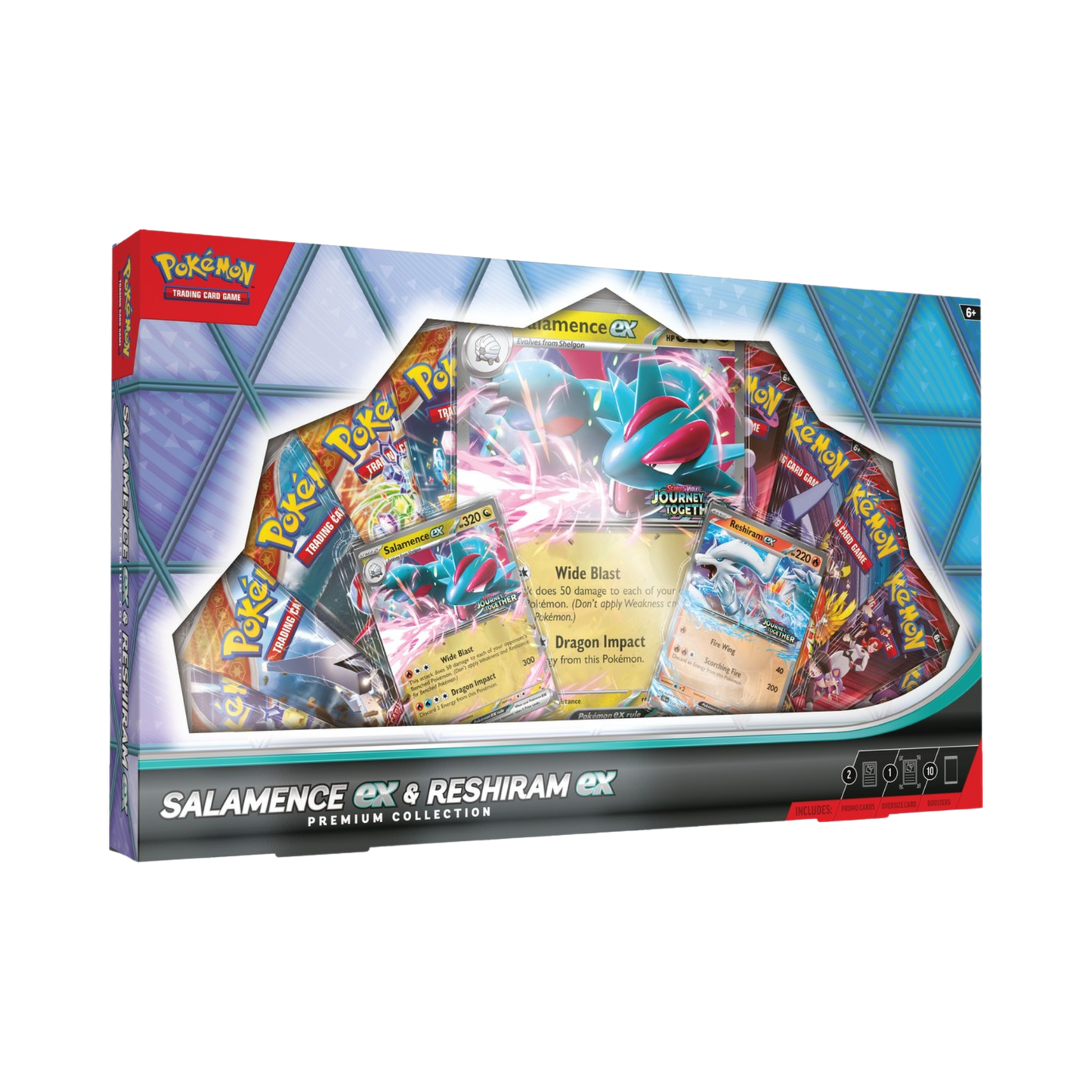 Salamence ex & Reshiram ex Premium Collection Box