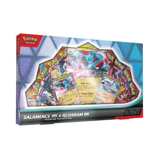 Salamence ex & Reshiram ex Premium Collection Box