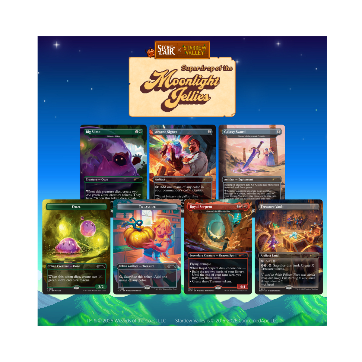 Secret Lair Drop: Secret Lair x Stardew Valley: A Flicker in the Deep - Non-Foil Edition