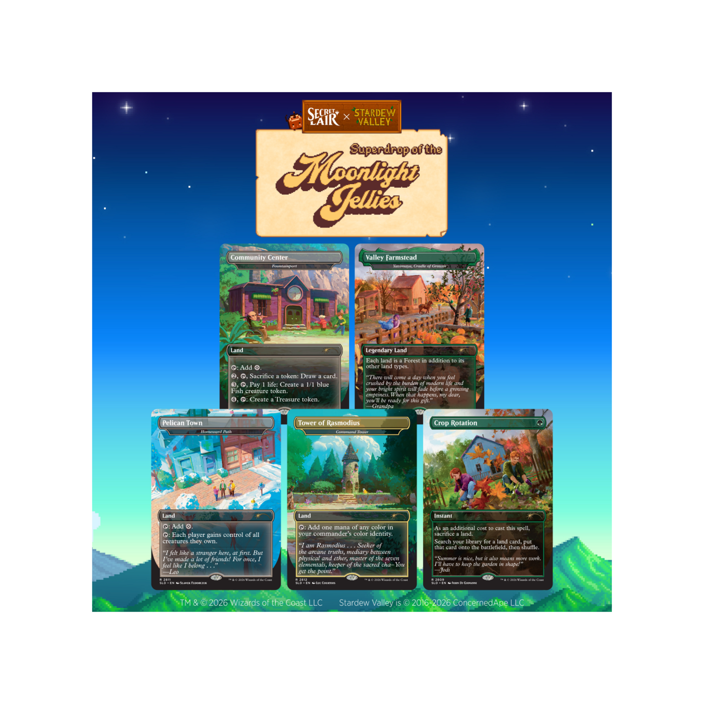 Secret Lair Drop: Secret Lair x Stardew Valley: Life in Pelican Town - Non-Foil Edition