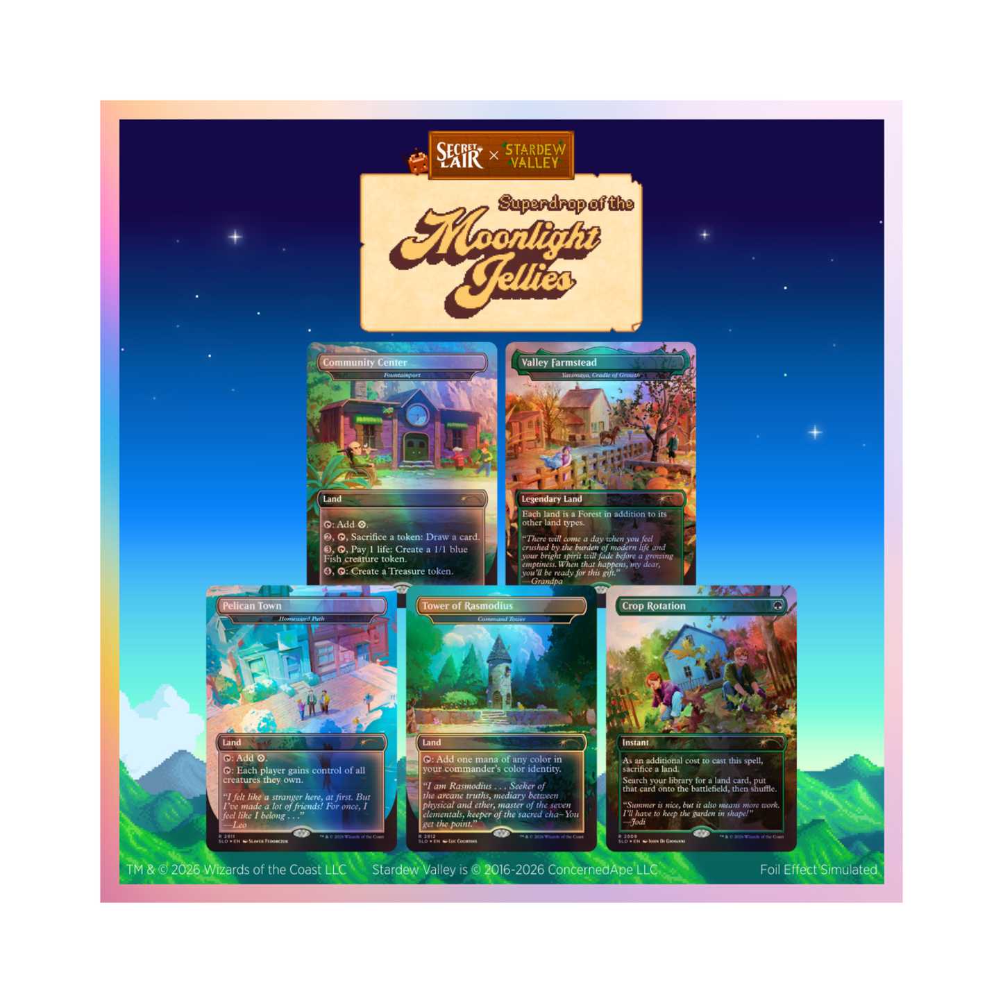Secret Lair Drop: Secret Lair x Stardew Valley: Life in Pelican Town - Traditional Foil Edition