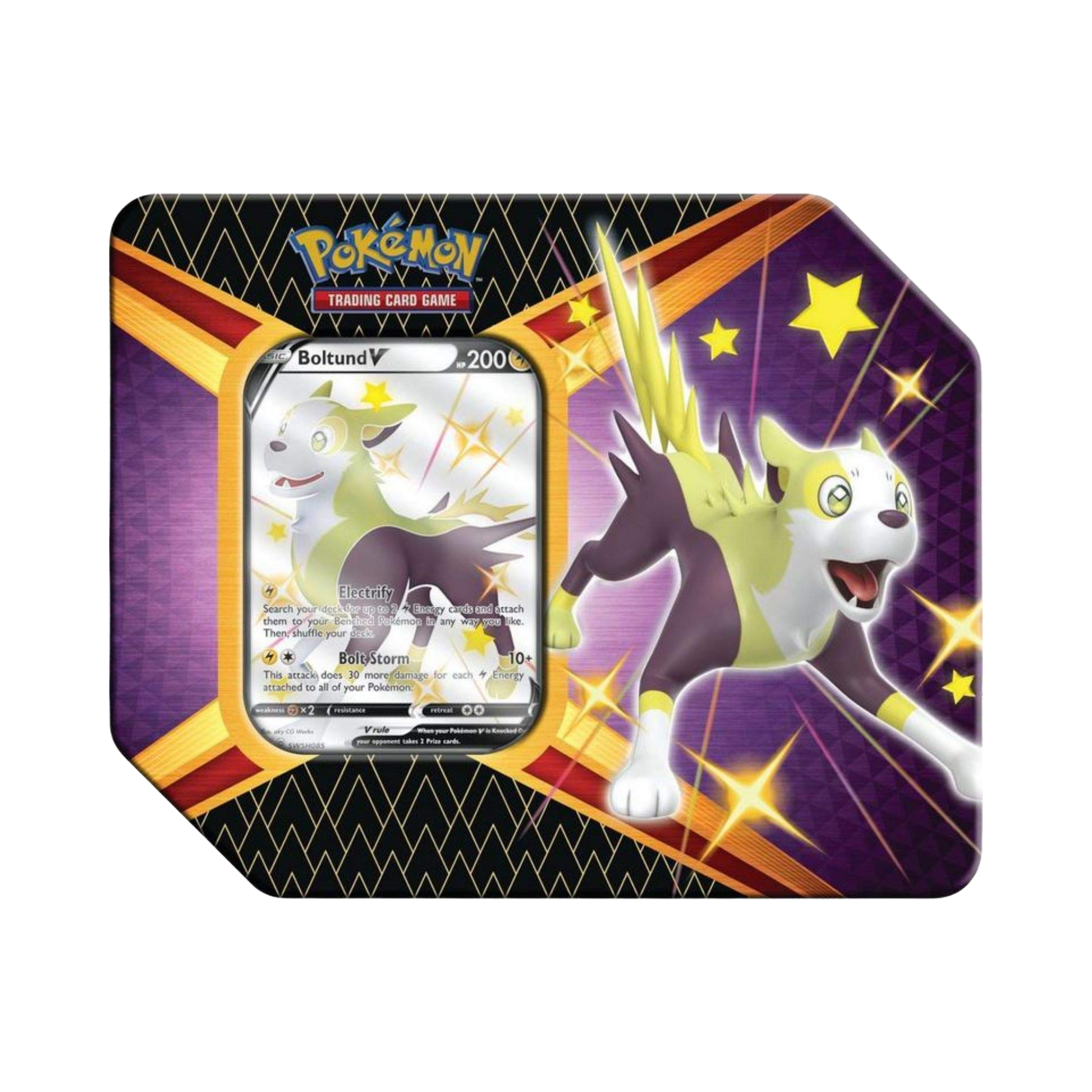 pokemon trading card games boltund v box Shining Fates V Tin