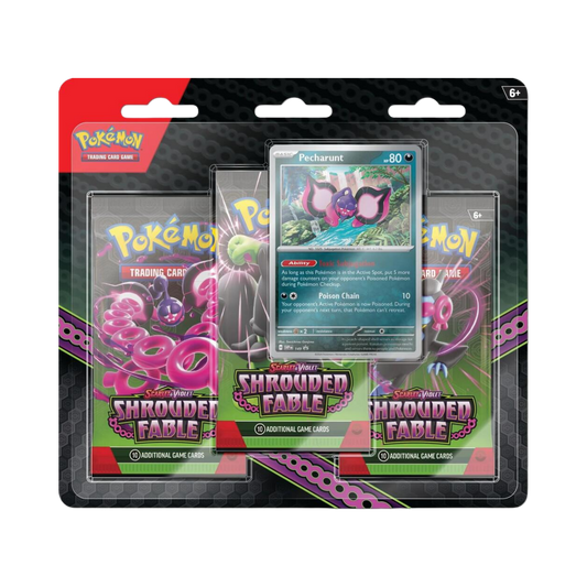 Shrouded Fable 3 Pack Blister [Pecharunt]