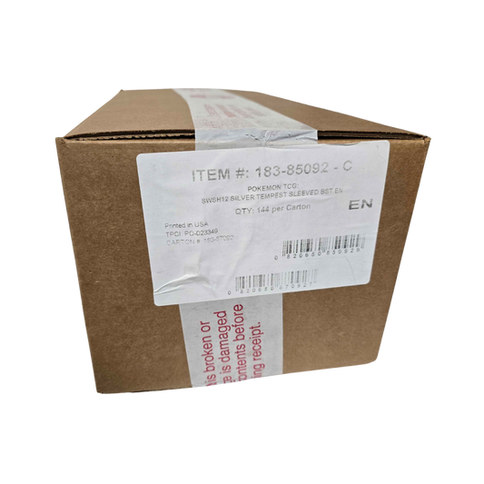 Silver Tempest Sleeved Booster Pack Case [Sealed]