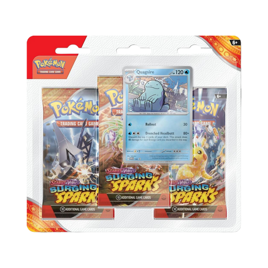 Surging Sparks 3 Pack Blisters [Quagsire]