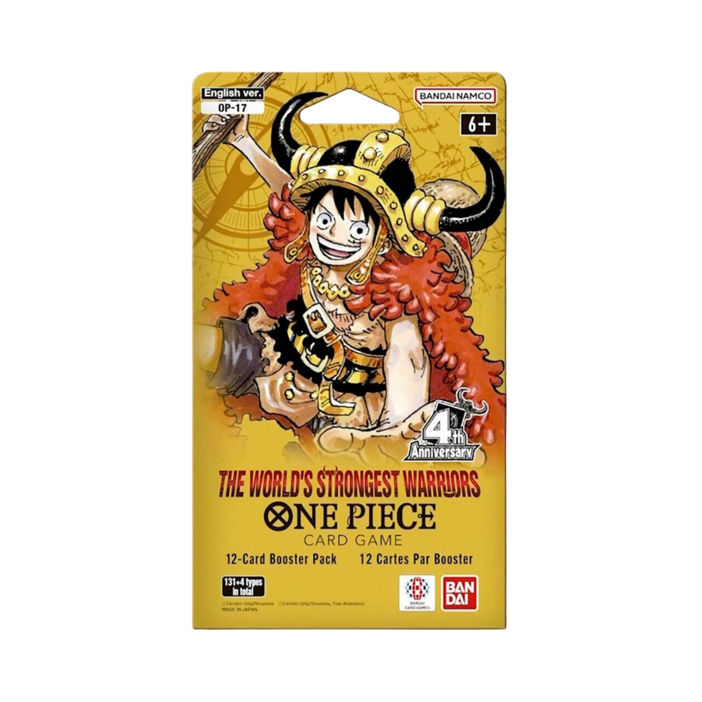 The World's Strongest Warriors Sleeved Booster Pack