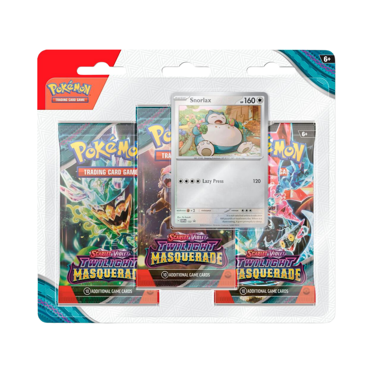 Pokemon Scarlet & Violet Twilight Masquerade 3- Blister Pack