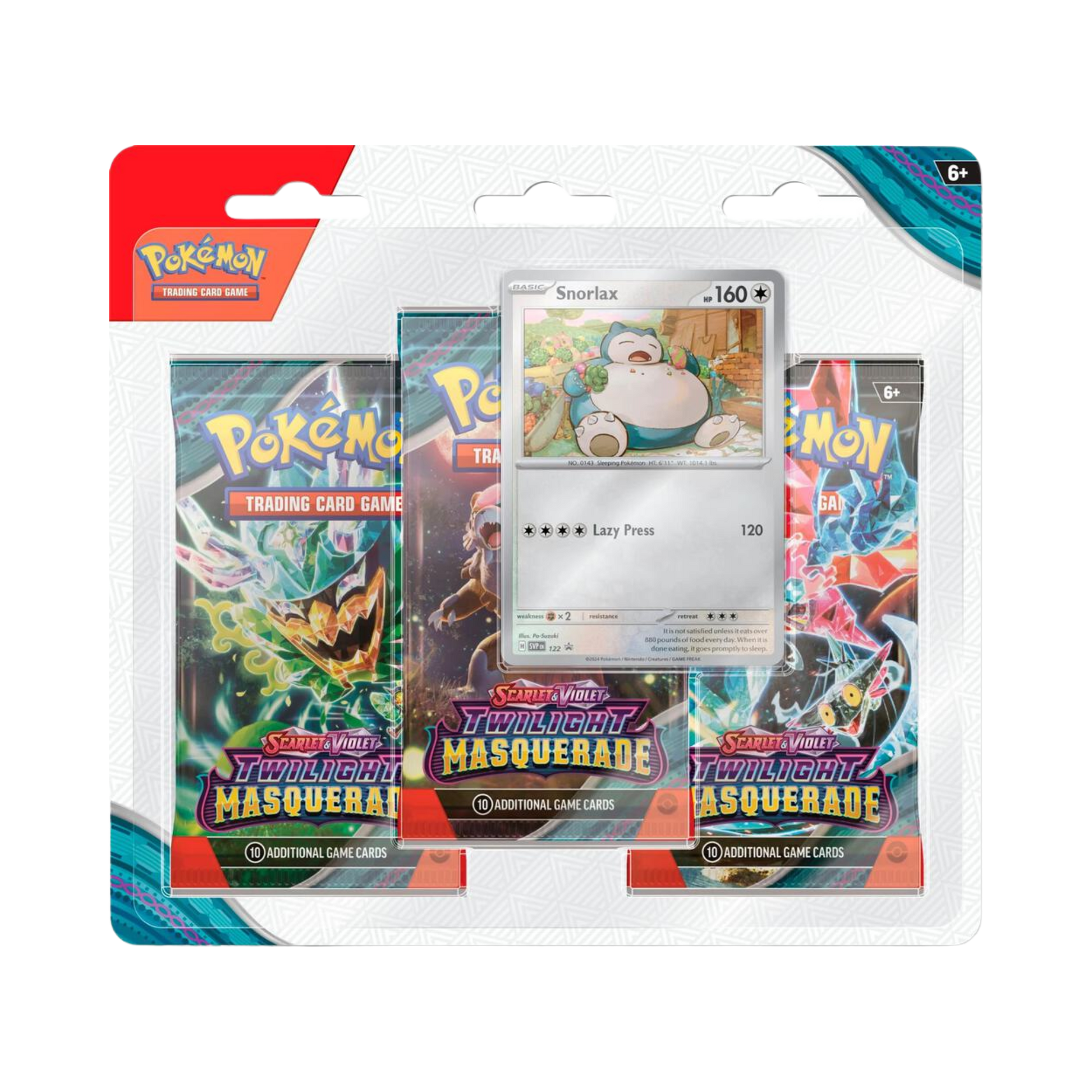 big pack pokemon cards Twilight Masquerade 3 Pack Blister [Snorlax] – Common Lands