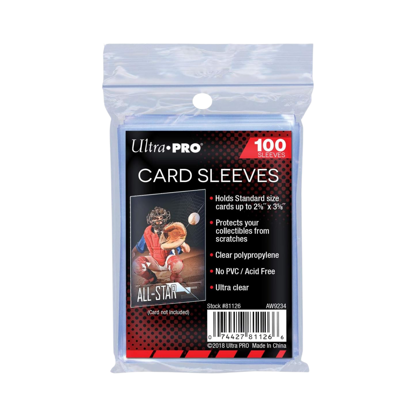 Ultra Pro Sleeves: Standard Soft (Penny Sleeves) 100CT
