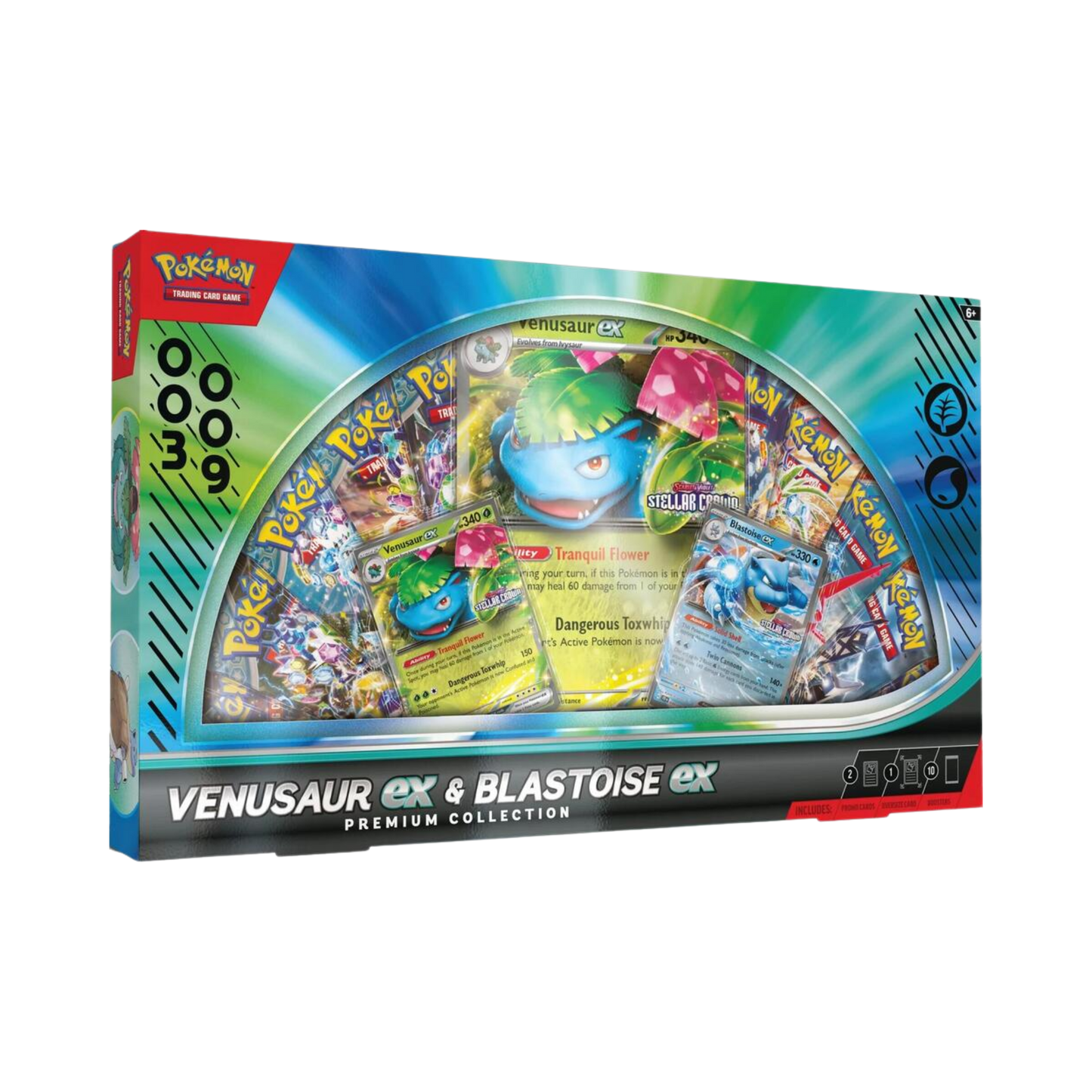 Venusaur ex & Blastoise ex Premium Collection