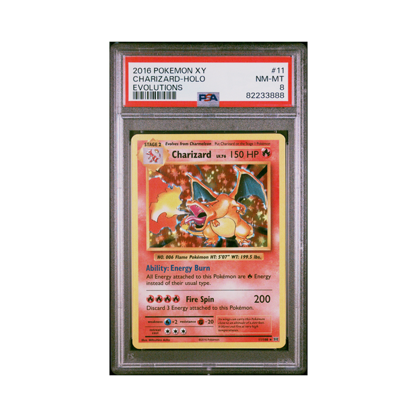 charizard pokemon card evolutions price 2016 XY #11 PSA 8 – Common Lands art depiction of Charizard Magic The Gathering Fifth Variants:Cartridge + Manual MTG Bundles