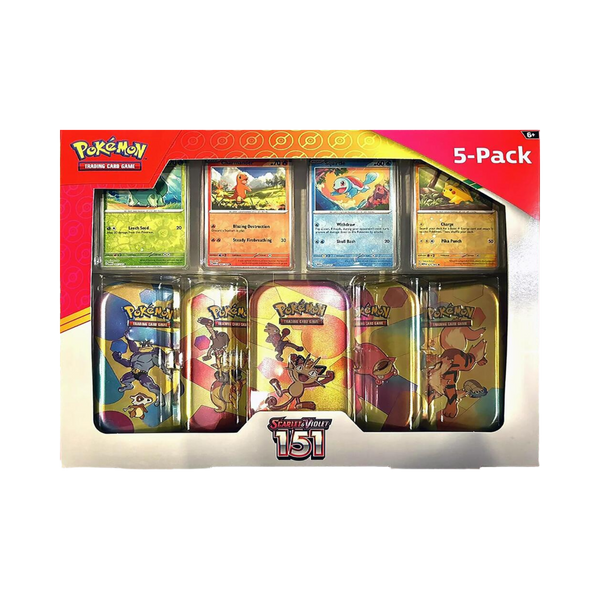 Pokemon Scarlet & Violet 151 Mini Tin 5-pack
