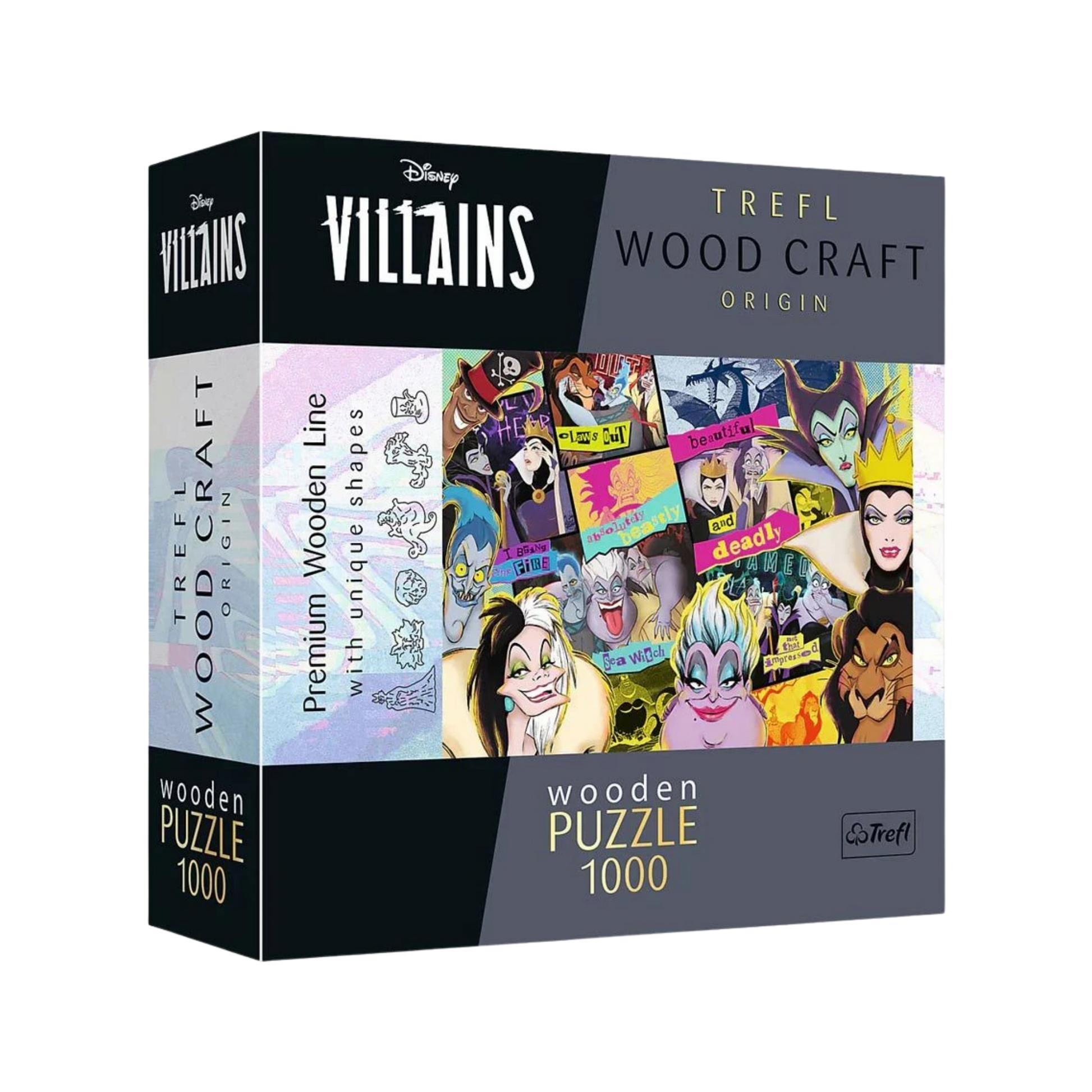 Disney Villains 1000 Piece Wood Craft Puzzle