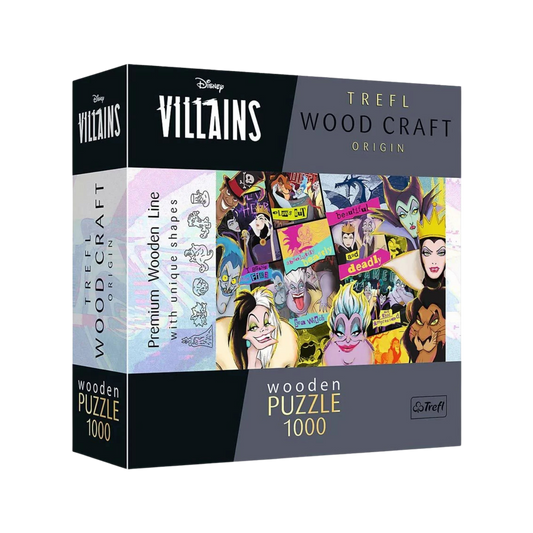 Disney Villains 1000 Piece Wood Craft Puzzle