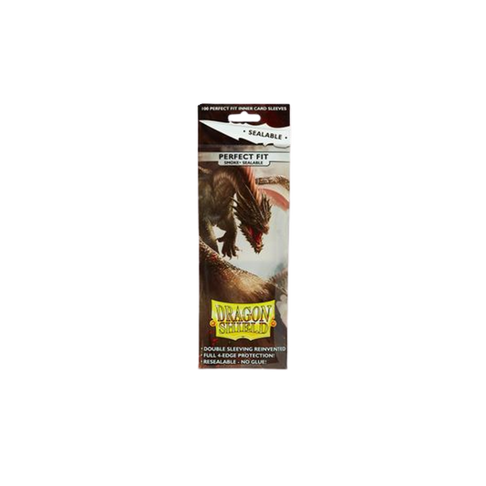 Dragon Shield Perfect Fit Standard Sealable Sleeves - Smoke Yarost (100-Pack)