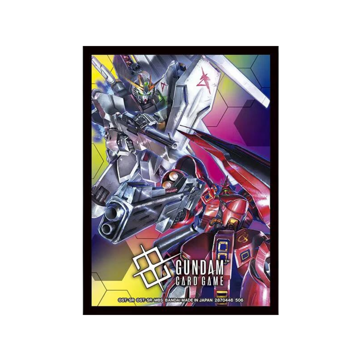 Gundam Card Game - Official Card Sleeves 02 (Nu Gundam vs Sazabi)